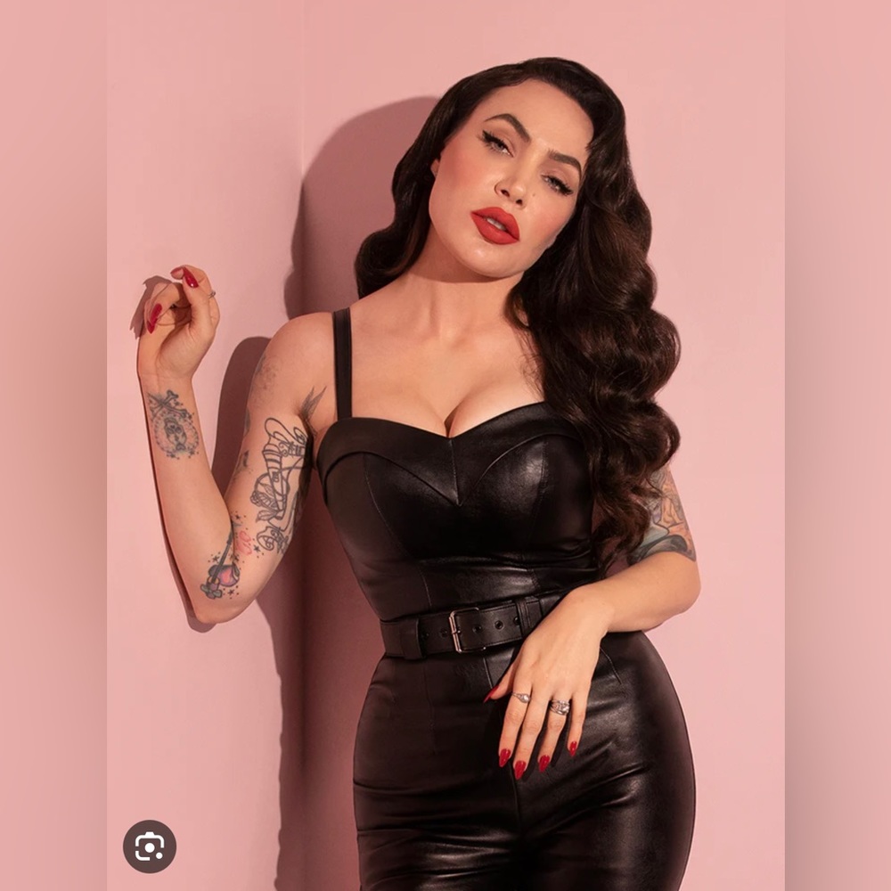 Vixen by Micheline Pitt  |  Leather Maneater Top
